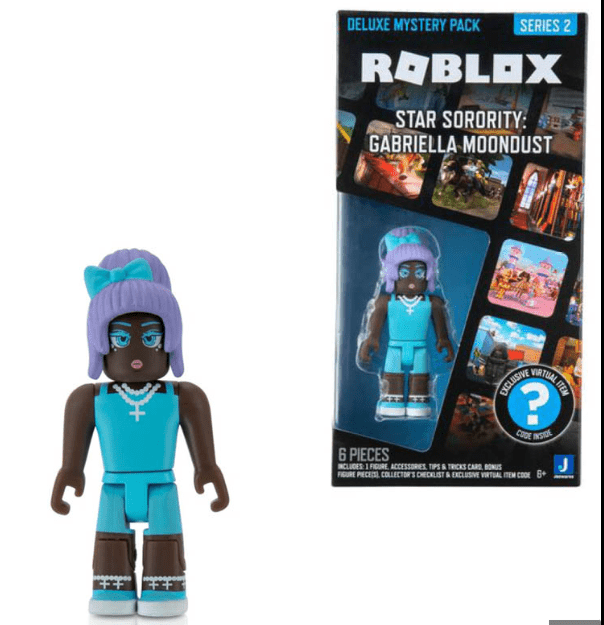 Roblox Deluxe Mystery Pack Star Sorority: Gabriella Moodust 3inch ROB0593/ROX0007 - Colorland Toys