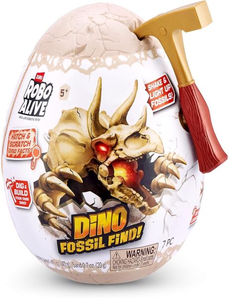 Robo Alive Dino Fossil Mini Surprise Egg — image 1