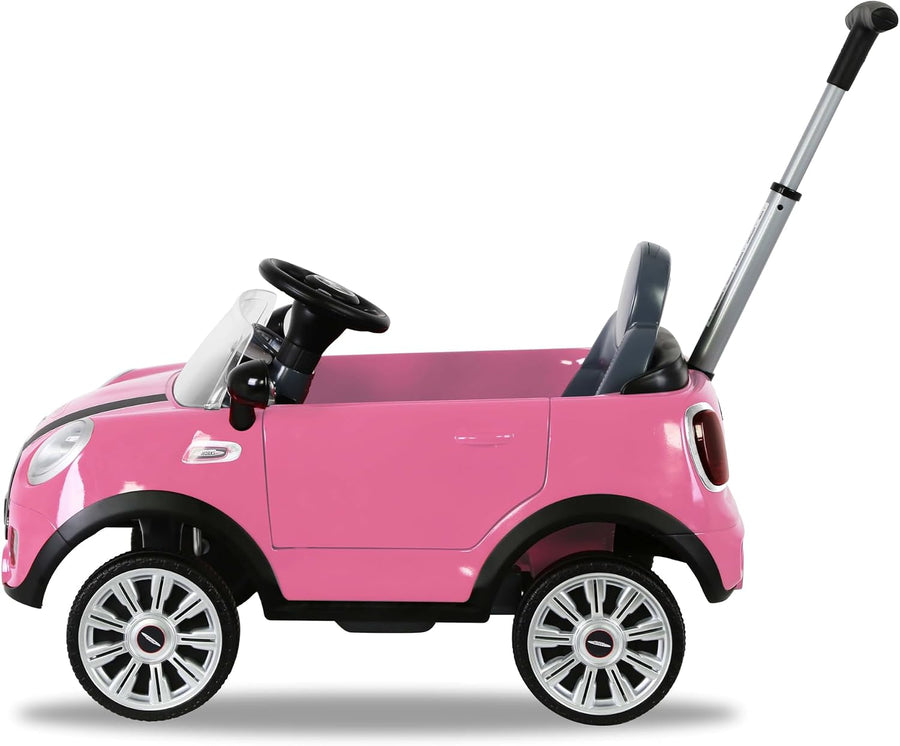 Rollplay MINI Cooper Ride-On Push Car Buggy, Pink for Toddlers — image 3