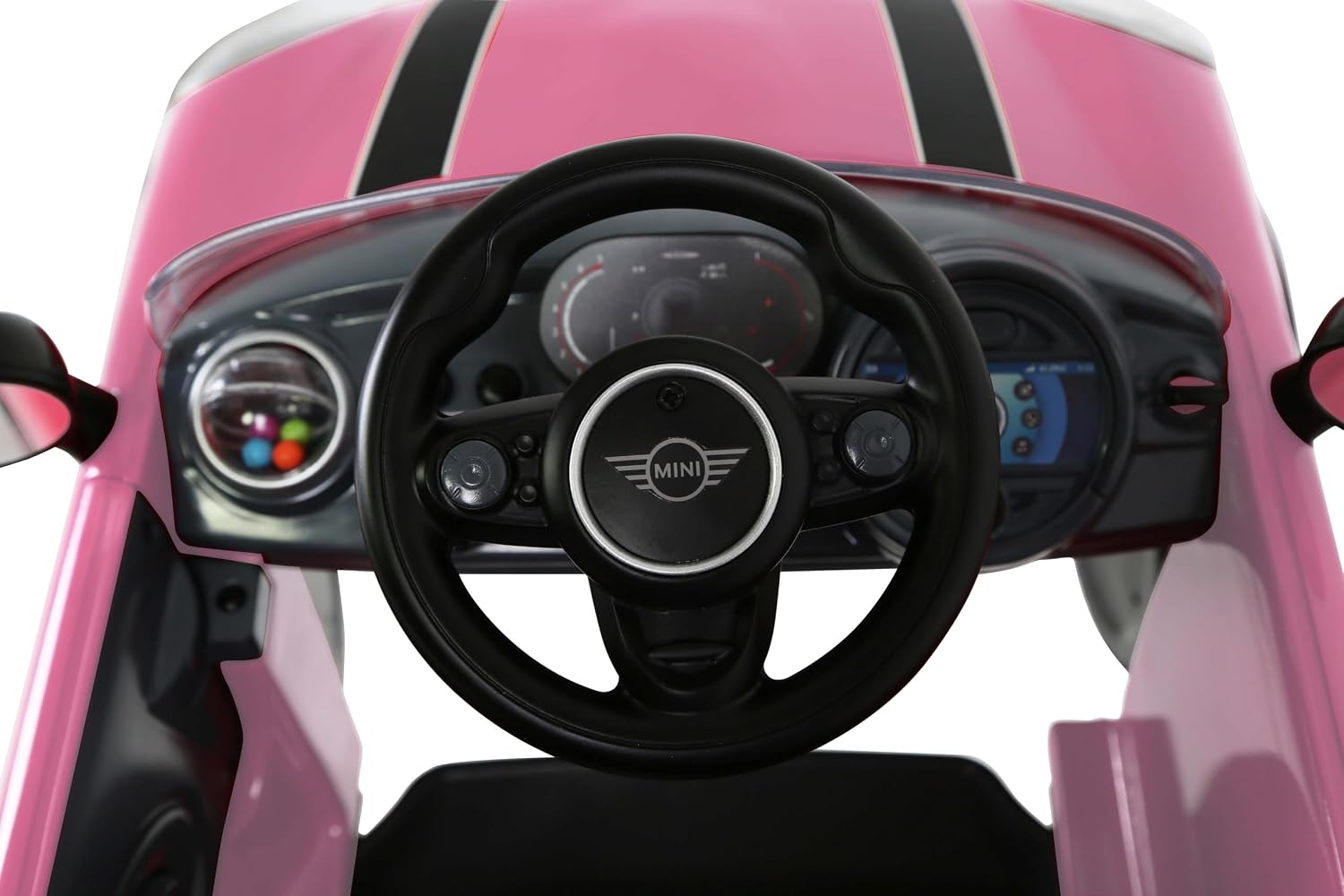 Rollplay MINI Cooper Ride-On Push Car Buggy, Pink for Toddlers - Colorland Toys