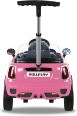 Rollplay MINI Cooper Ride-On Push Car Buggy, Pink for Toddlers - Colorland Toys