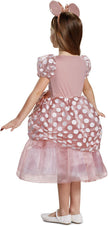 Rose Gold Minnie Deluxe Child Girl Costume, Medium (7-8)