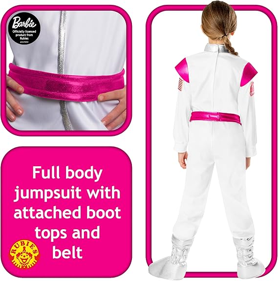Rubies Barbie Astronaut Costume Small 700977-S — image 2