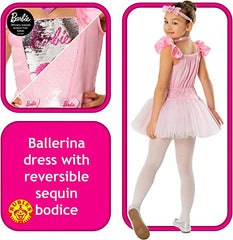 Rubies Barbie Ballerina Costume Small 5 - 6 702186 - S - Colorland Toys
