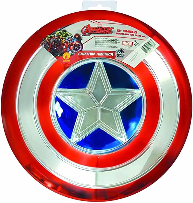 Rubies Captain America 12inch Metallic Shield 34947 — image 1