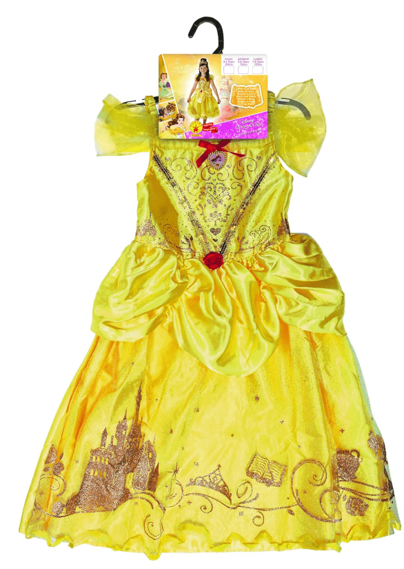 Rubies Costume Disney Princess Storyteller Golden Belle Medium 641036-M — image 1
