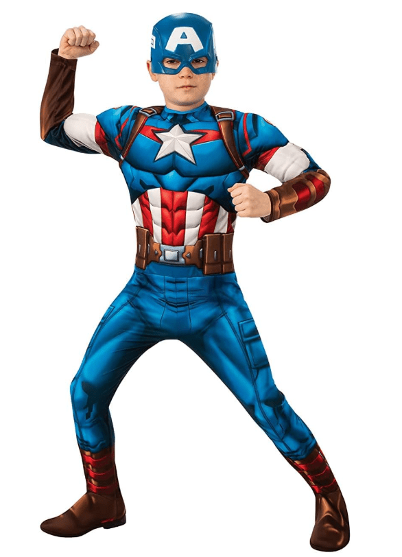 Rubies Deluxe Captain America Core Large 301004-L — image 1