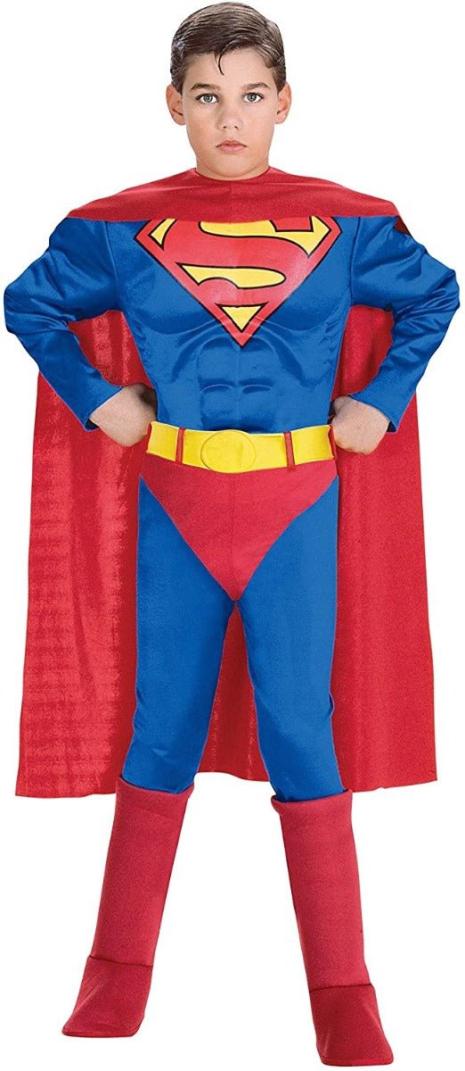 Rubies Deluxe Muscle Chest Hero Superman Costume 888016-M