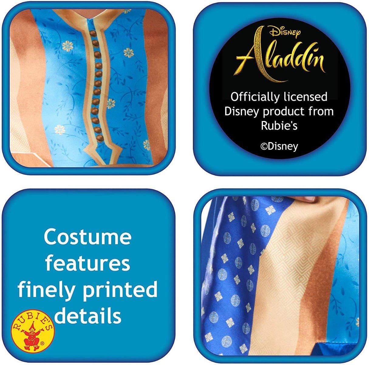 Rubies Disney Live Action Aladdin Genie Costume Large 300313 - Colorland Toys
