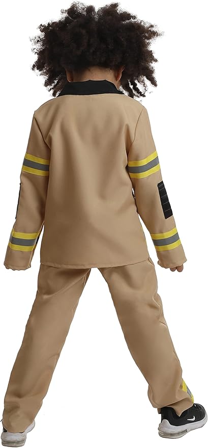 Rubies Fire Fighter Tan Costume Small 83344 - S - Colorland Toys