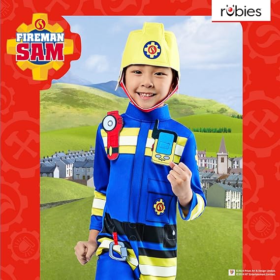 Rubies Fireman Sam Toddler Boys Fancy Dress 2-3y 51056 — image 3