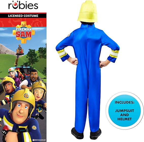 Rubies Fireman Sam Toddler Boys Fancy Dress 2-3y 51056 — image 2