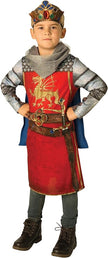 Rubies King Aurthur Medieval Knight Fancy Dress 140cm 630701-9-10