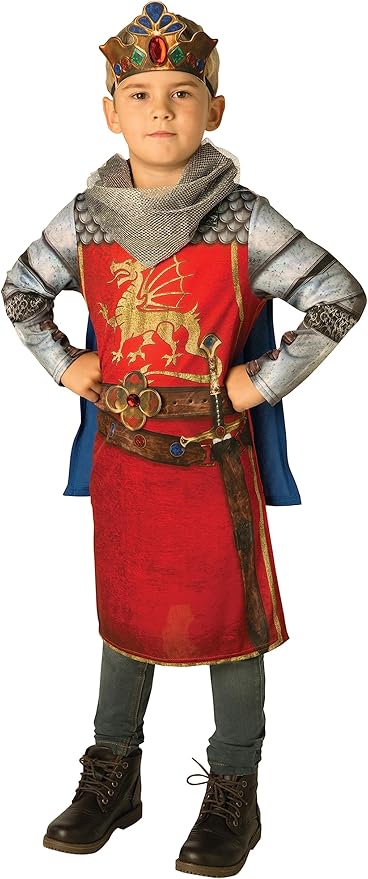 Rubies King Aurthur Medieval Knight Fancy Dress 140cm 630701-9-10 — image 3