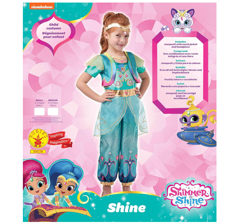 Rubies Nick Shimmer and Shine Deluxe 300238-T — image 1