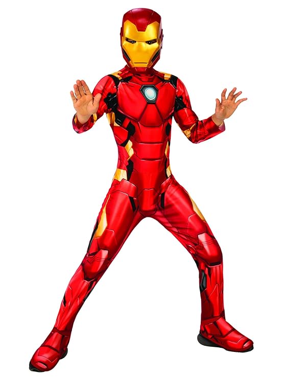 Rubies Official Marvel Avengers Iron Man Classic Costume Large 7 - 8 702024 - L - Colorland Toys