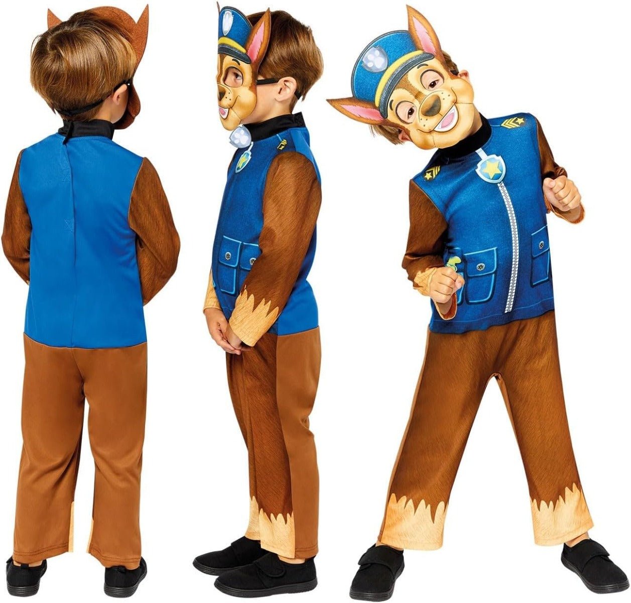 Rubies Paw Patrol Chase Costume 4 - 6 - Colorland Toys