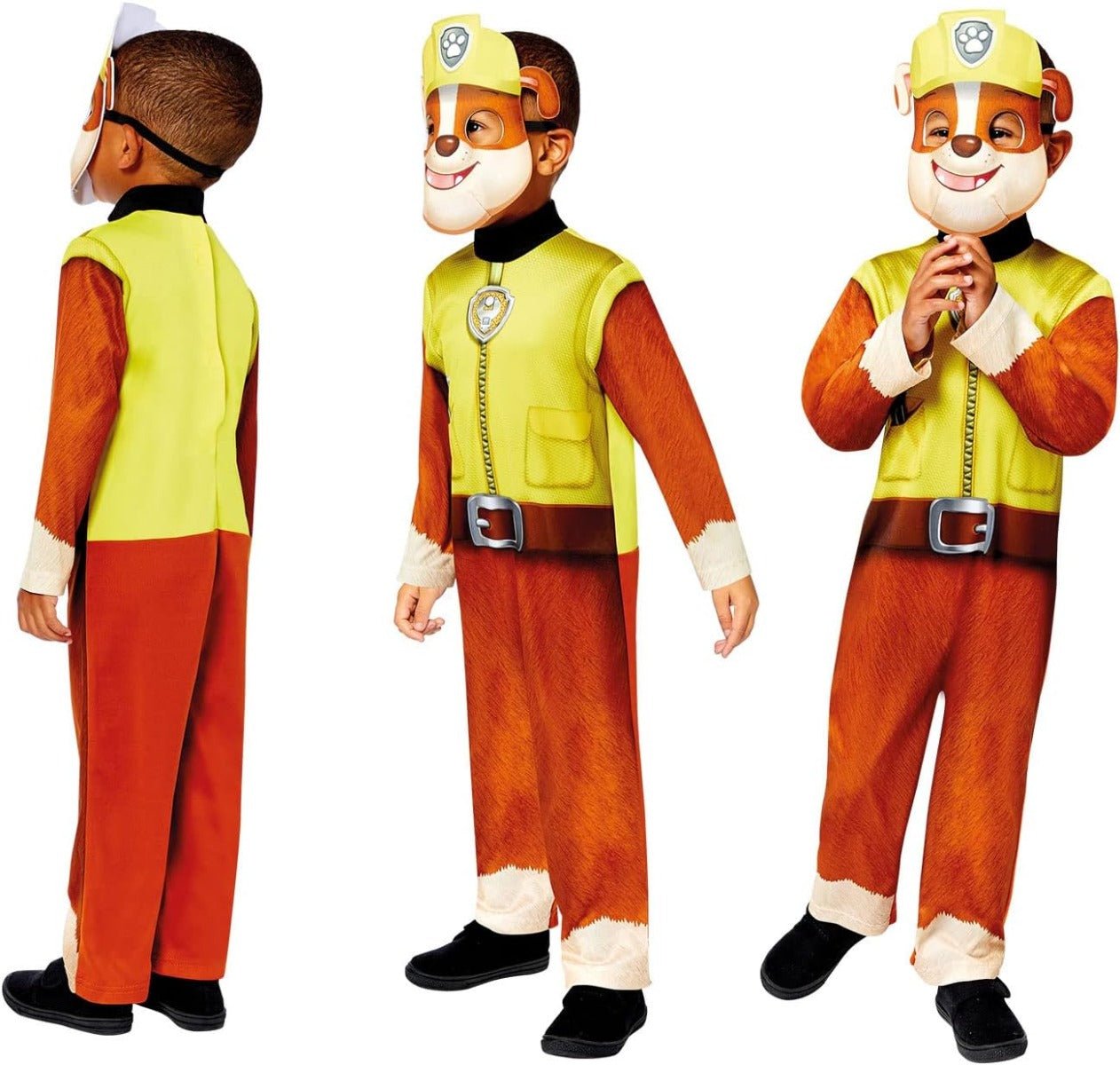 Rubies Paw Patrol Rubble Costume 3 - 4 - Colorland Toys
