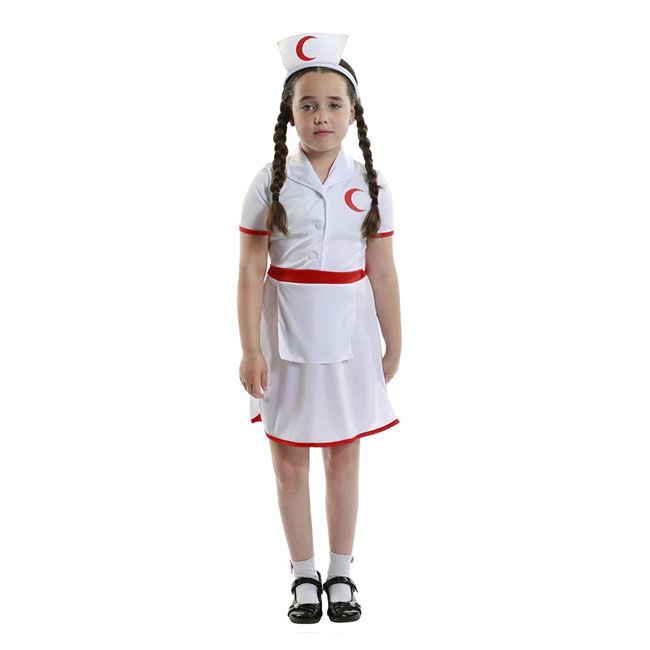 Rubies Red Crescent Nurse Costume Medium 83363 - M - Colorland Toys