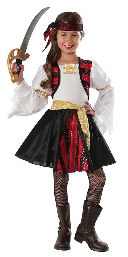 Rubies Scar-Let Pirate Costume Small 882031-S — image 1