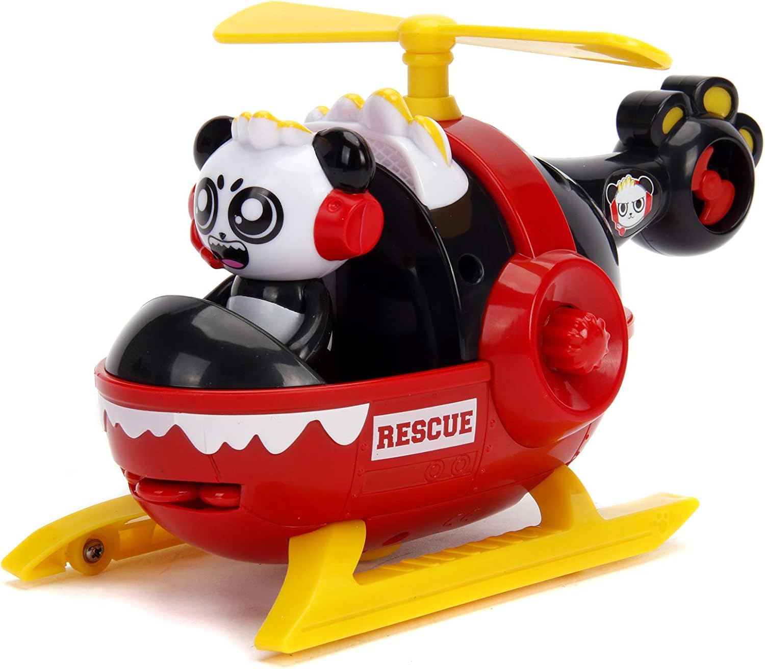 Ryan's World Rescue Helicopter and Panda Figure 253193001 - Colorland Toys