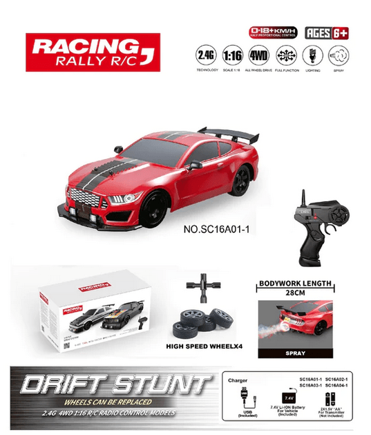 s-idee SC16A01 1:16 RC Drift Car 2.4GHz with Smoke Function — image 2