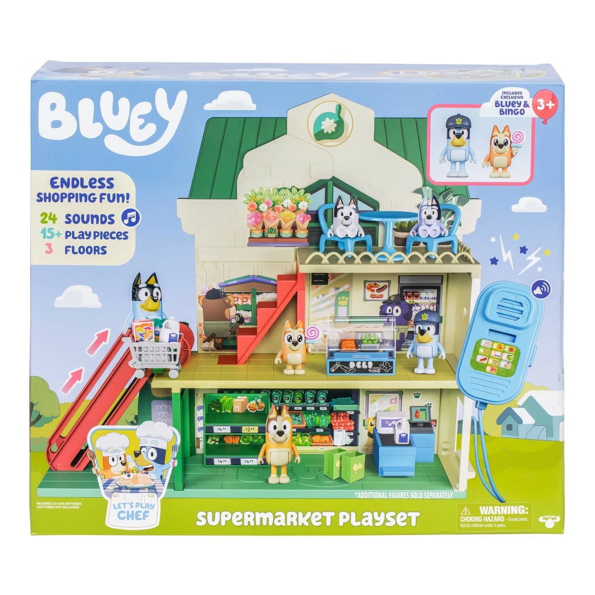 Bluey S13 Lets Play Chef Supermarket Playset 18918 — image 1