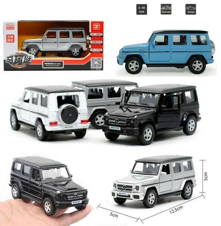Pullback Mercedes Benz G63 Die-Cast 1:36 Scale Asstd. 36011