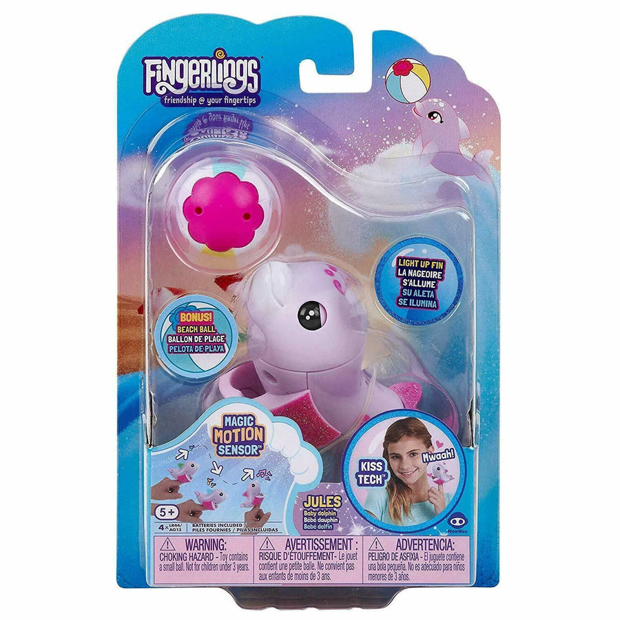 Fingerlings Baby Light-up Dolphin - Jules (Pink) 3665 — image 1