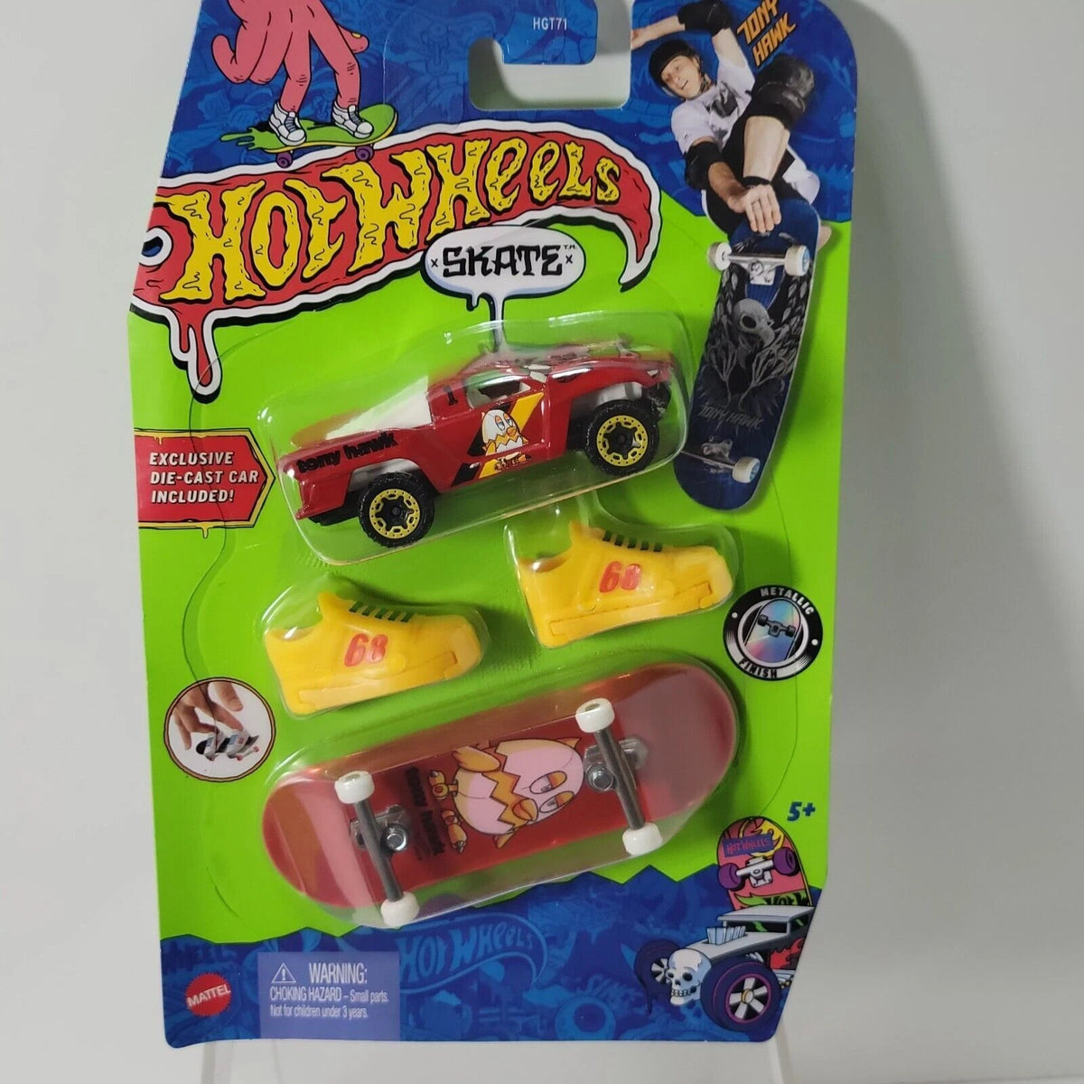 Hot Wheels Tony Hawk Baja Truck Official Fingerboard And Diecast HGT72/HGT71