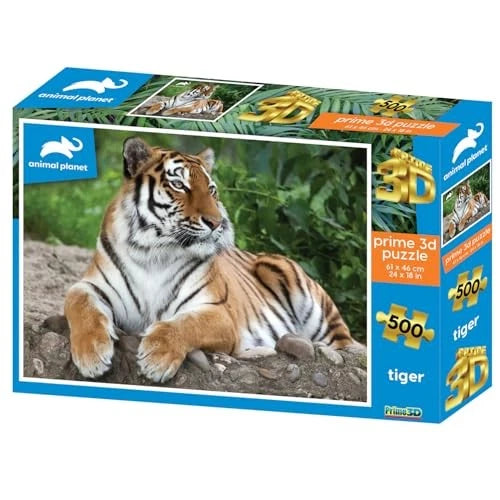 Prime 3D Animal Planet 3D Tiger 500Pcs 10389 — image 1