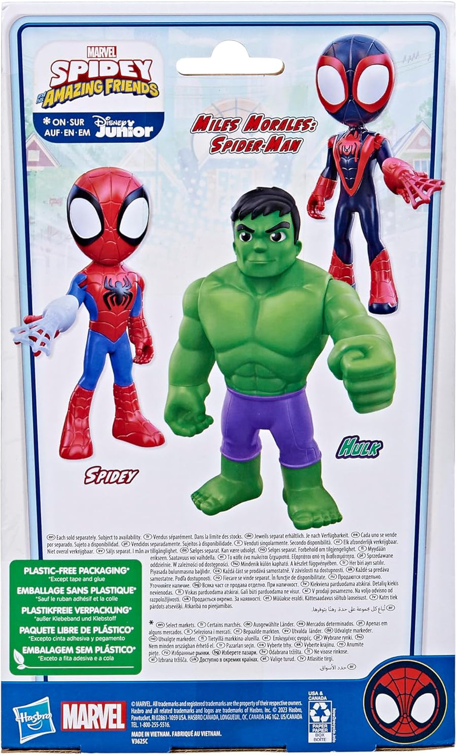 SAF Supersized Hulk Action Figure – Spidey and His Amazing Friends — image 3