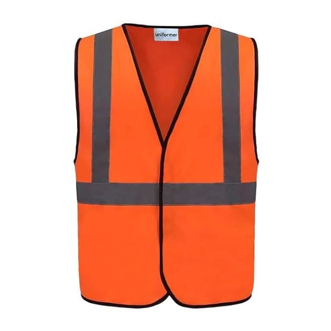 SAFETY JACKET ORANGE MEDIUM — image 4