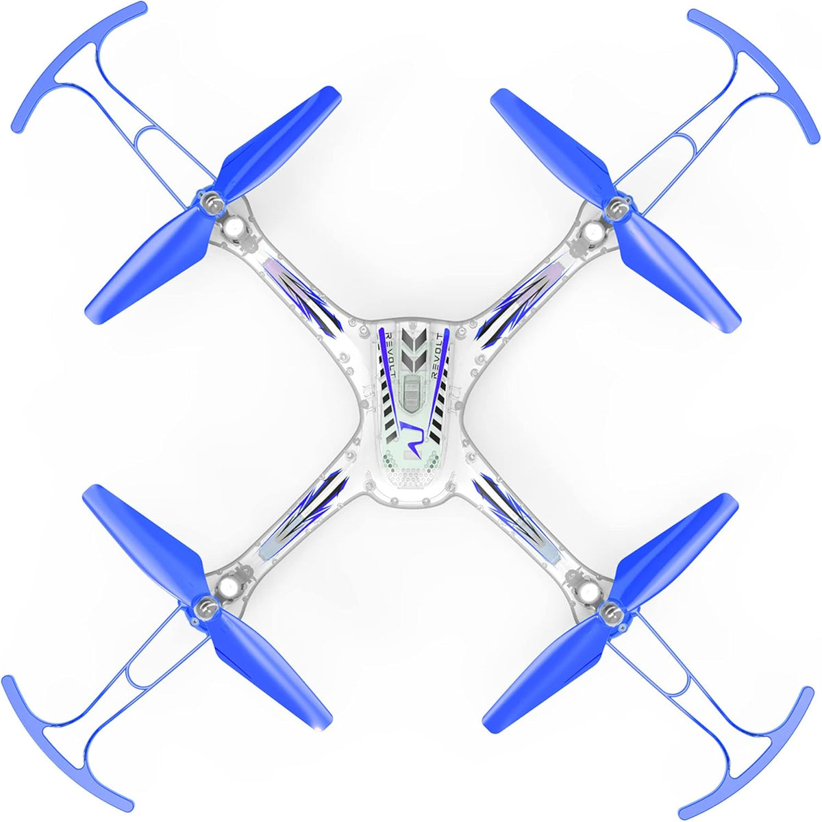 Sam Toys 4-Channel Auto Hover RC Stunt Drone-Blue/Orange X15T — image 5