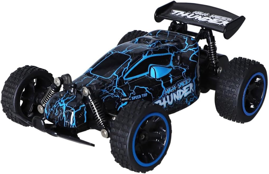 SAM TOYS Luminous 1:18 Racing RC Car – 3 Light Modes – Blue