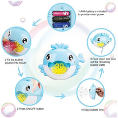 Sam Toys Whale Bubble Machine With Light & Sounds - Colorland Toys