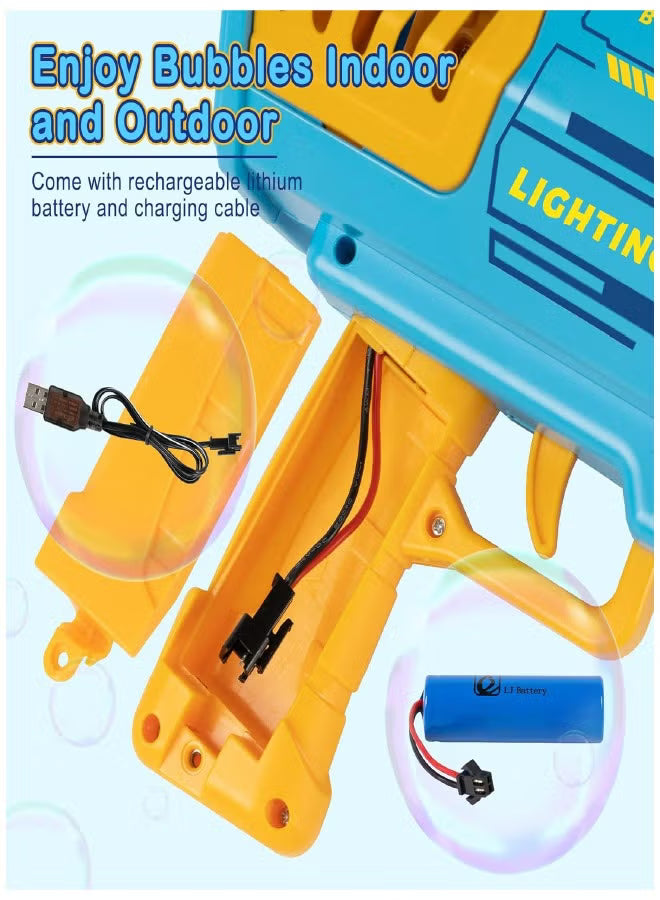 Sam Toys One Key Bubble Gun With Light P81418 — image 1