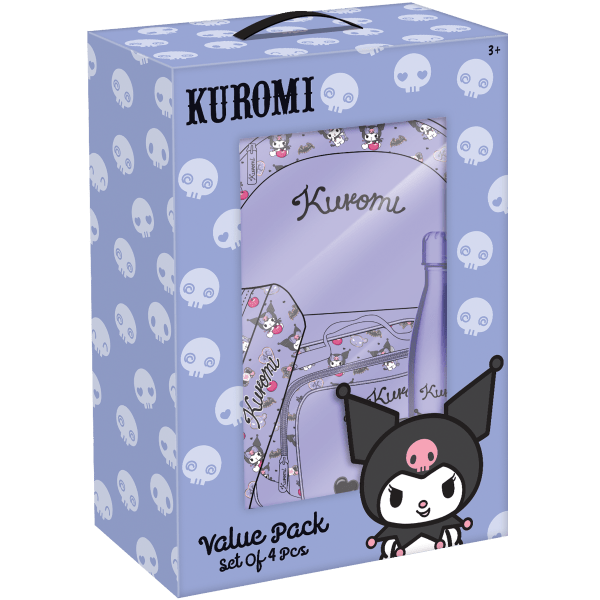 Sanrio Kuromi 4-Pcs Backpack Set JR-Set4-4105 — image 5