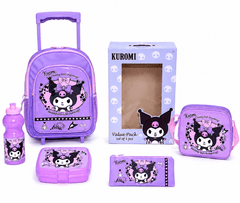 Sanrio Kuromi 5 In 1 Trolley Bag 14-Inch FKVPT14-406 - Colorland Toys