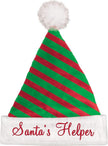 Santa`S Helper Striped Felt Hat 392043
