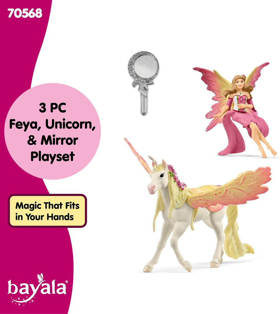 Schleich bayala Fairy Feya with Pegasus Unicorn Toy, Ages 5+ — image 6