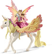 Schleich bayala Fairy Feya with Pegasus Unicorn Toy, Ages 5+
