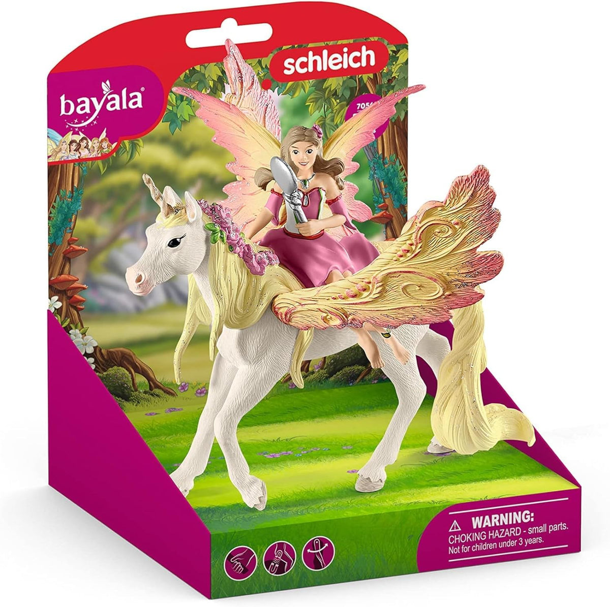 Schleich bayala Fairy Feya with Pegasus Unicorn Toy, Ages 5+ — image 1