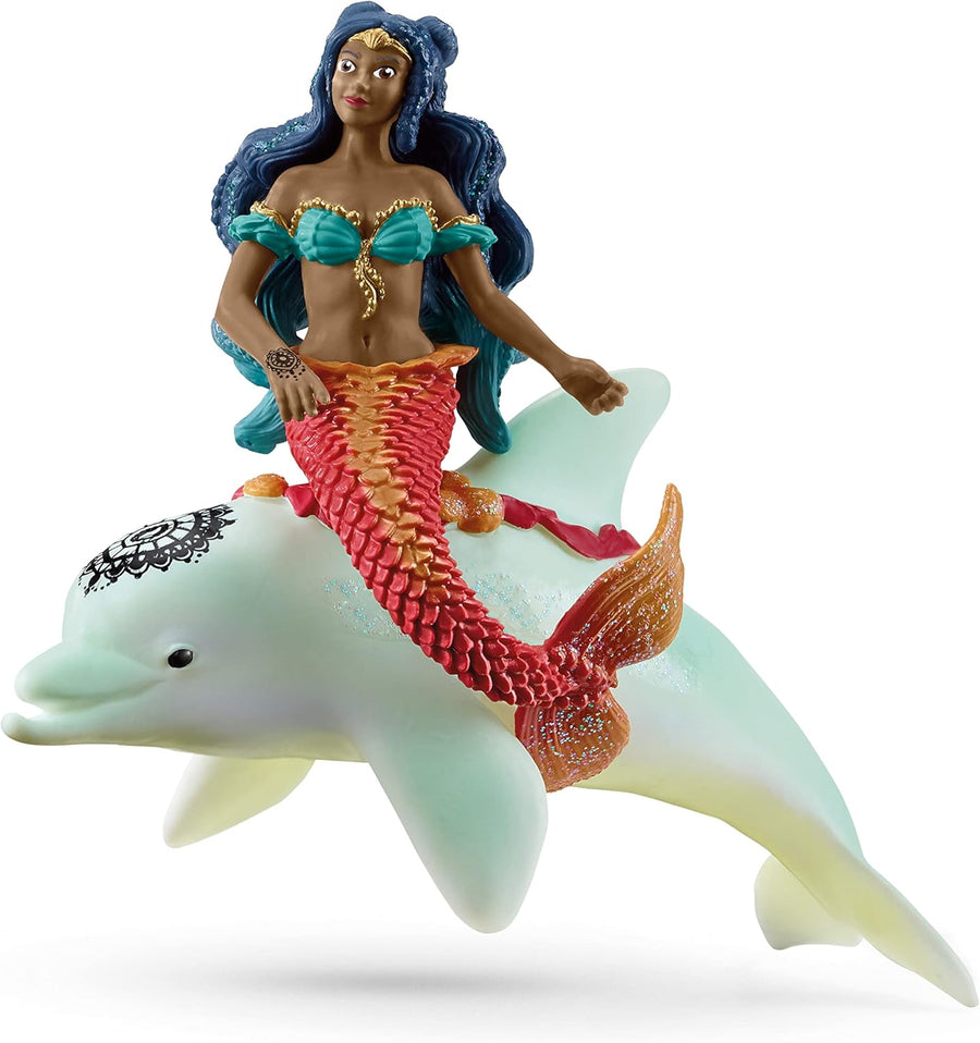 Schleich Bayala Isabelle the Mermaid & Dolphin Playset 2PC, Ages 5+