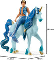 Schleich bayala Mermaid Aryon & Blue Unicorn Figure Set (2-Piece)