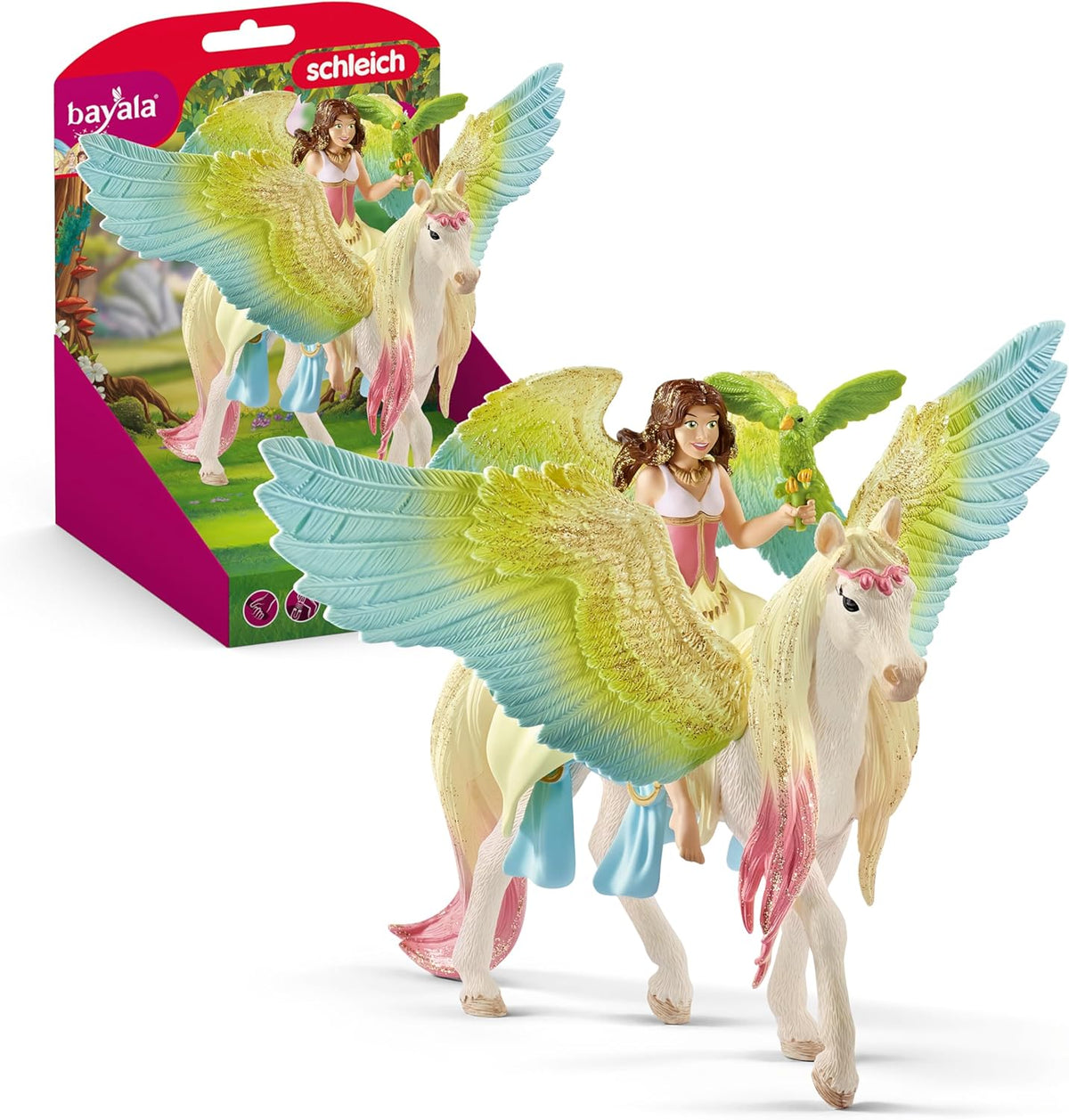 Schleich Bayala Surah & Pegasus 3-Piece Fairy Toy Set | Ages 5+ — image 1