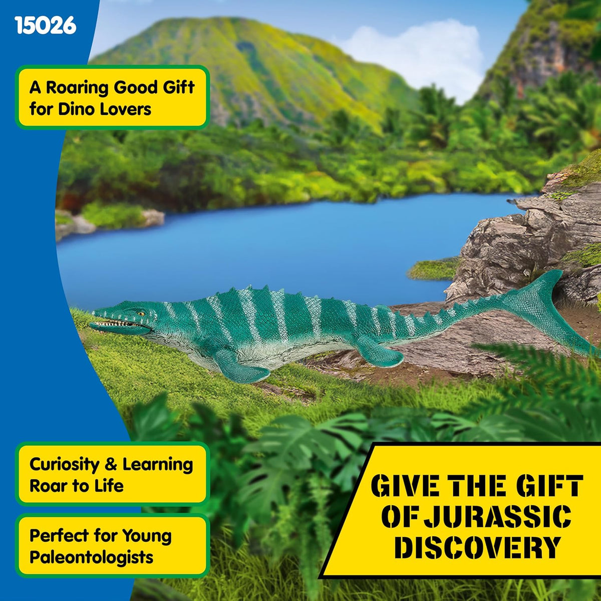 schleich Dinosaurs 13” Mosasaurus Figurine – Movable Jaw, Ages 5+ — image 5