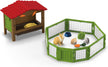 Schleich Farm World 17pc Rabbit Cage Playset for Kids Ages 3+