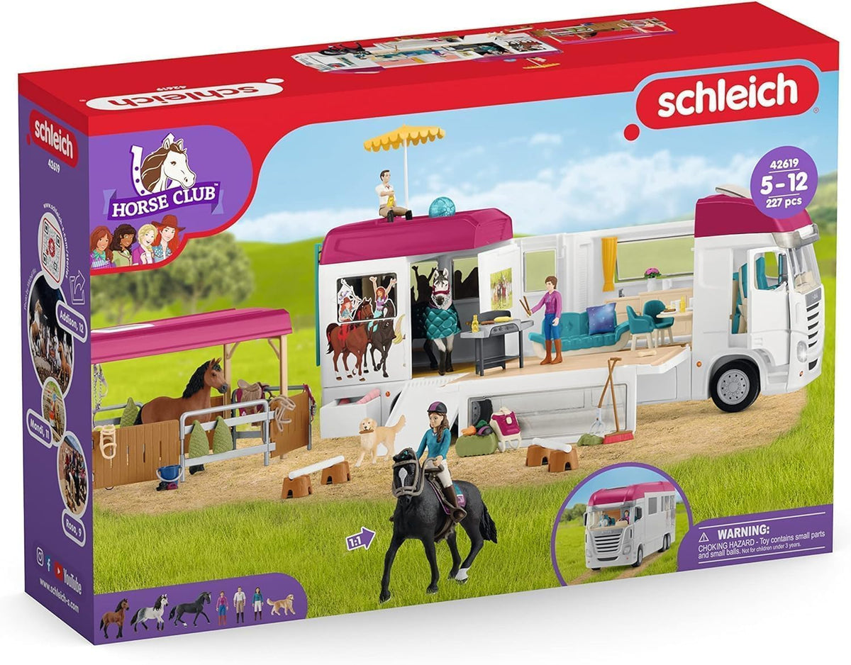 Schleich Horse Club 227PC Lisa Transporter Playset – Horse Toy Set — image 7