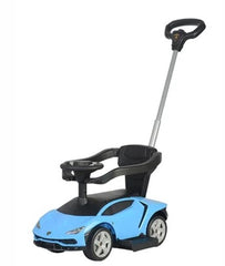Megastar Ride On Licensed Lamborghini Centenario Push Car With Handle Blue 3726 - Colorland Toys